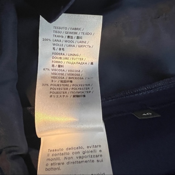 Gucci Hi Rise Culotte Shorts Skort 100% Wool - Picture 10 of 11